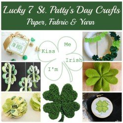 7 St. Patricks Day Crafts, Fiberartsy.com