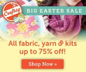 Craftsy Easter Sale, Fiberartsy.com