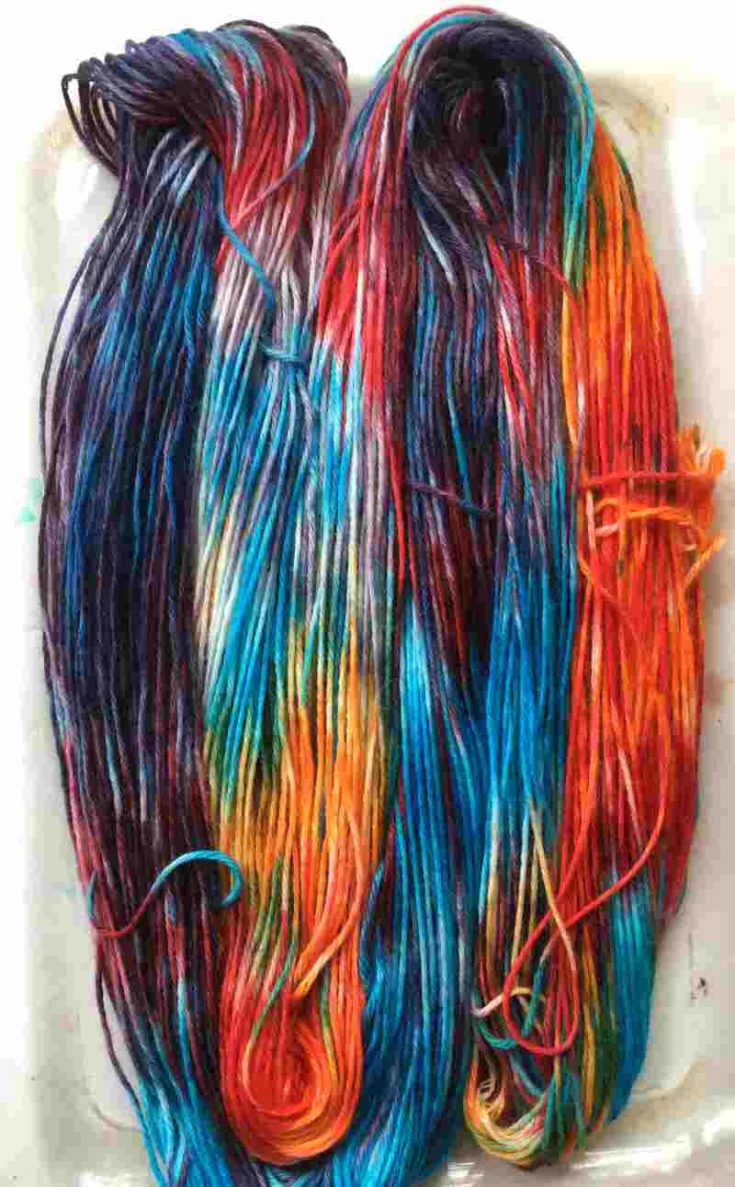 Dyeing Wool Yarn - Kool Aid and Rit Dye Methods