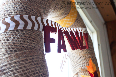 DIY Fall Burlap Wreath