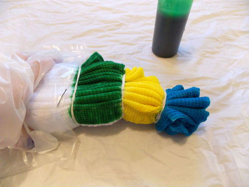 Accordion Fold Tie Dye Directions