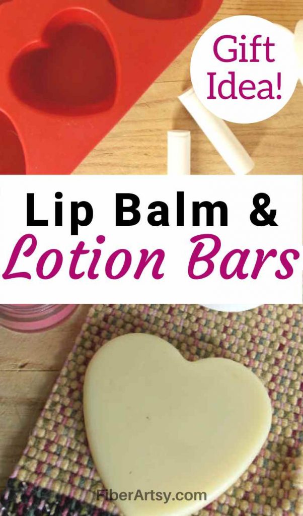 DIY Lip Balm and Lotion Bar Recipe
