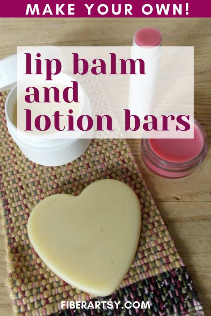 Make Your Own Lip Balm and Lotion Bars