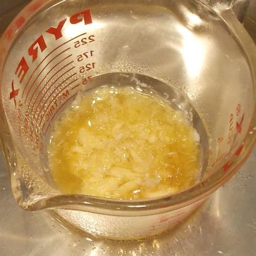Lipstick used to tint the homemade lip balm