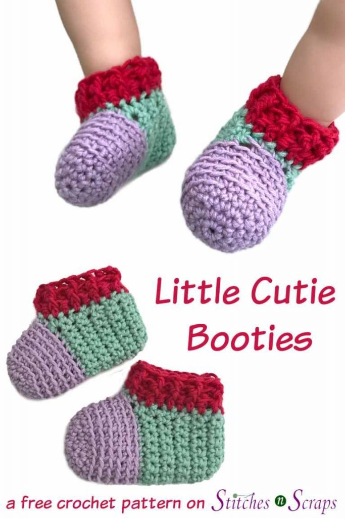 Booties Crochet Pattern for Babies