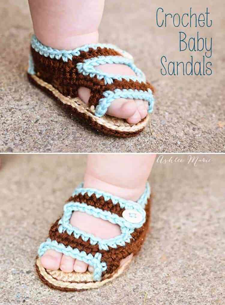 Crochet Sandals for Babies