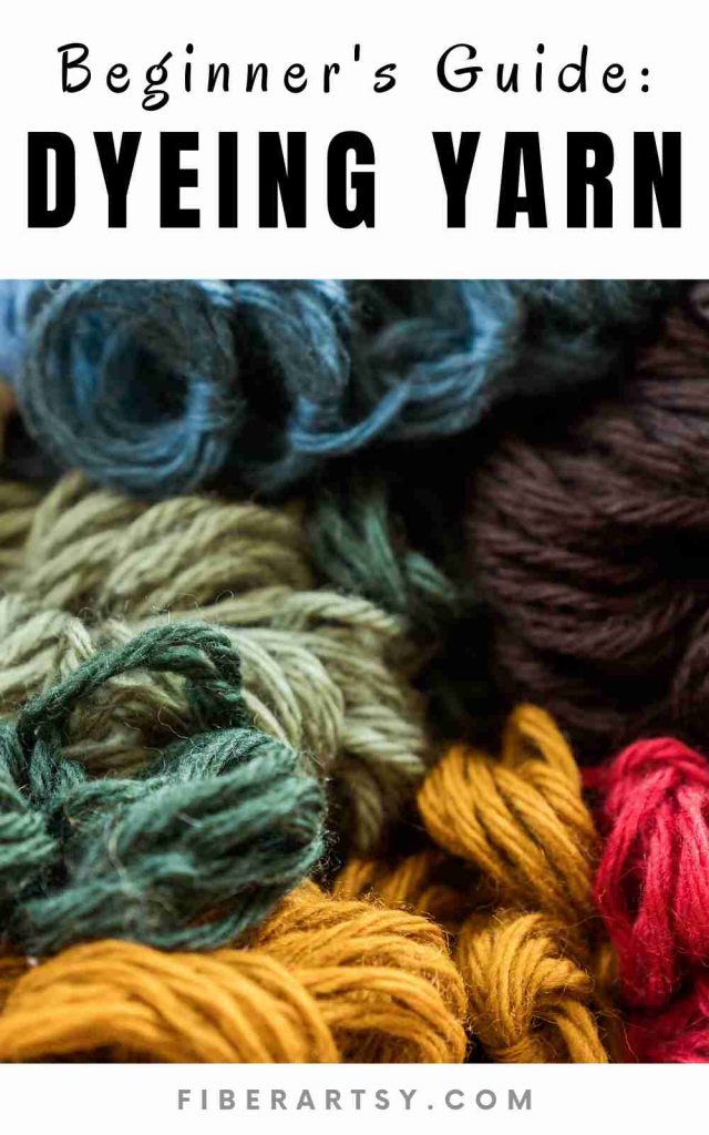 how to dye yarn - a beginner guide