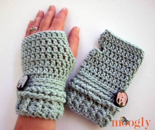 Fingerless Glove Patterns Knit Crochet, FiberArtsy.com