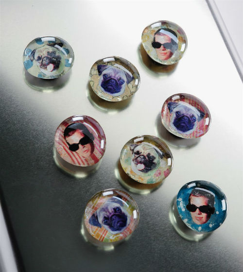 Homemade Photo Magnets