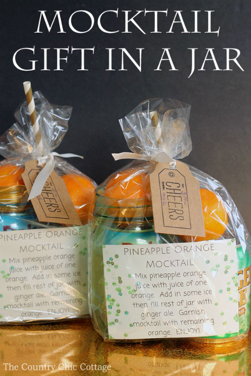 Mocktail Gift in a Mason Jar