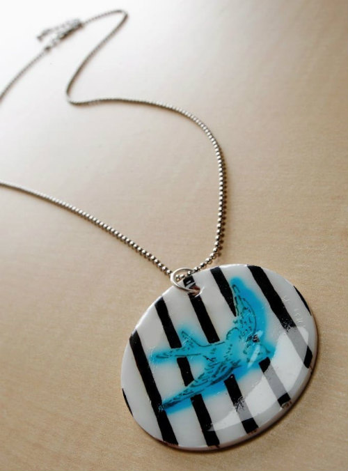 DIY Shrinky Dink Necklace Pendant