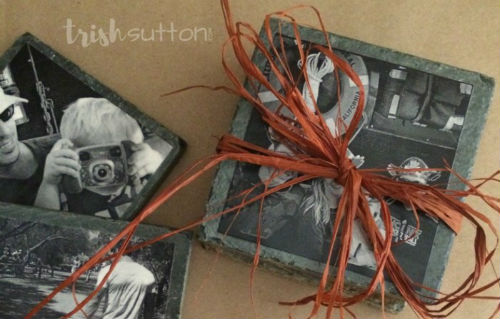 How to make Ceramic Tile Photo Coasters