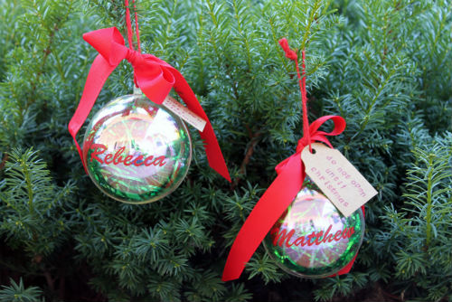 Money Gift Christmas Ornament. Great Gift Idea for Teens and Kids