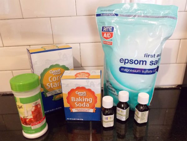 DIY Bath Bomb Recipe Ingredients