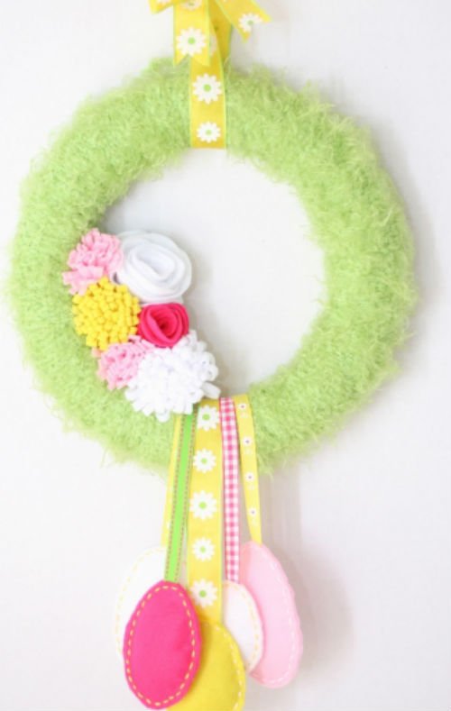 Easy Easter to Spring Homemade Wreath