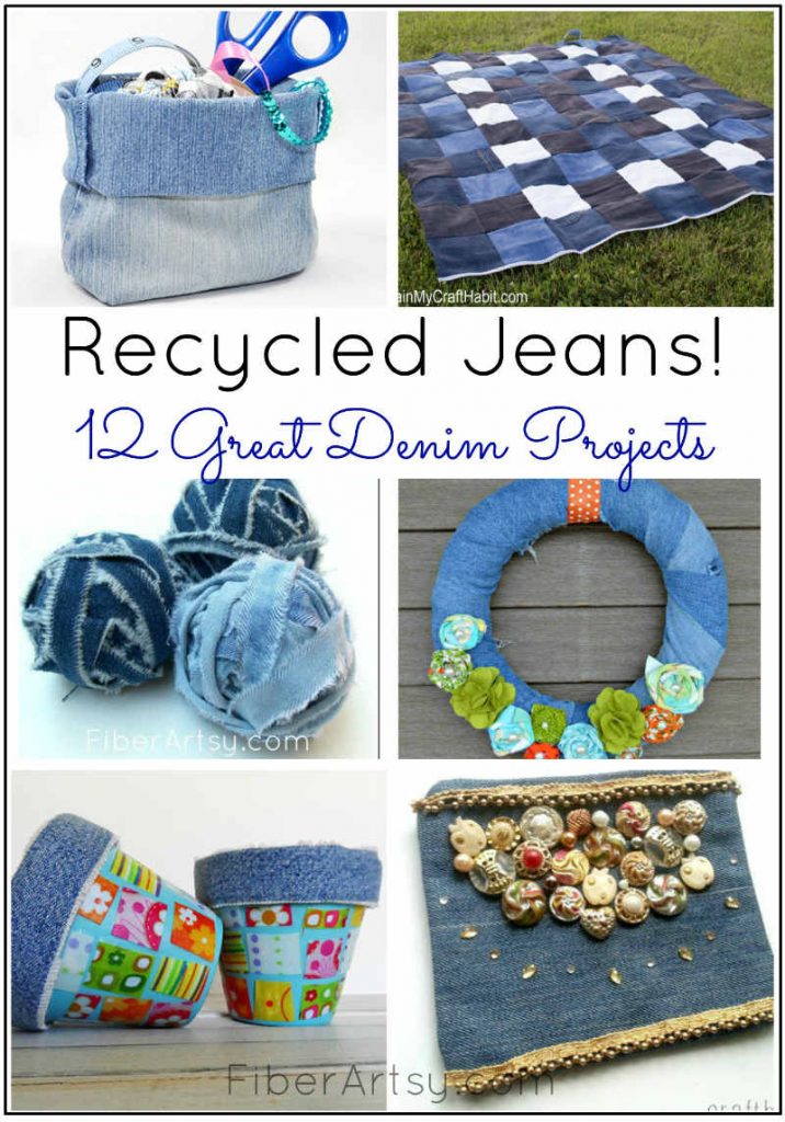 Recycled Denim Jean Projects, a FiberArtsy.com tutorial