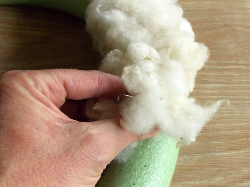 DIY Wool Wreath, A FiberArtsy.com Tutorial