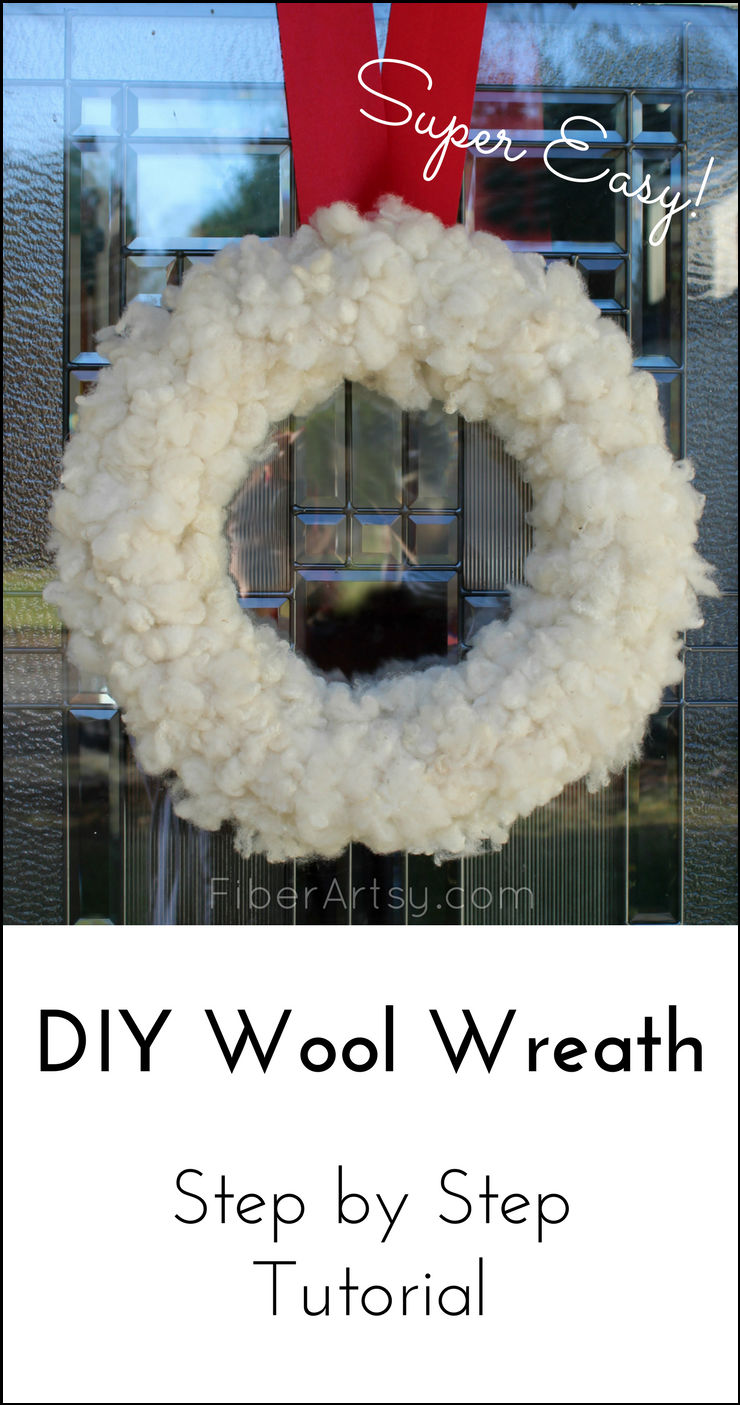DIY Wool Wreath, a FiberArtsy.com tutorial