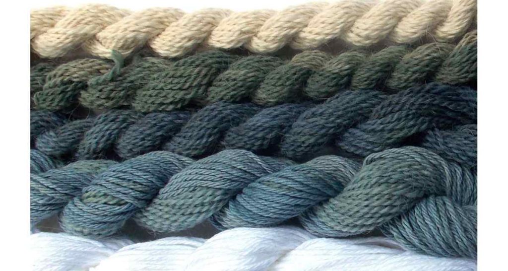 Natural Yarn Dyeing with Black Beans