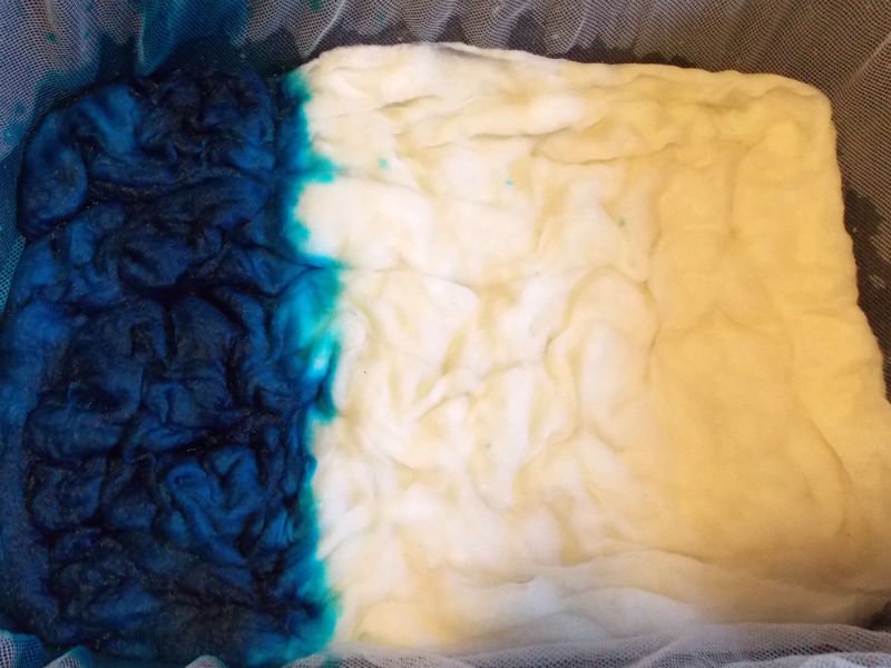 Apply the Yarn Dye to the Wool