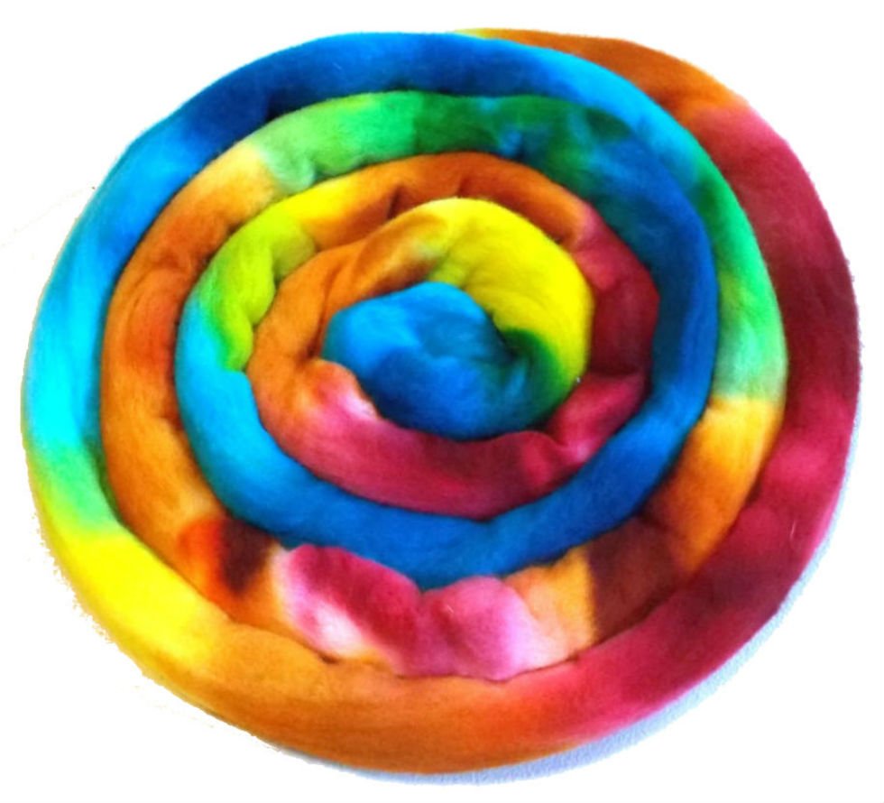 How to dye wool yarn or roving