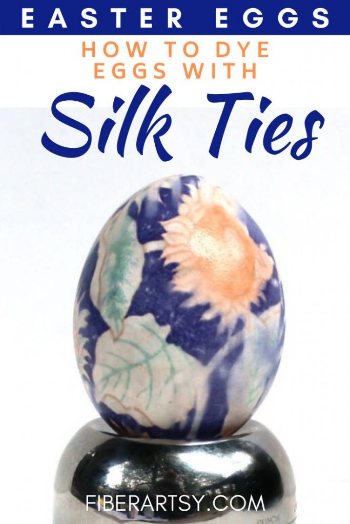 Coloring Easter Eggs with Silk Ties