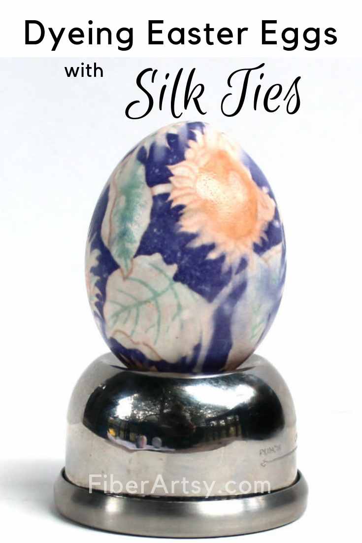 Coloring Easter Eggs with Silk Ties