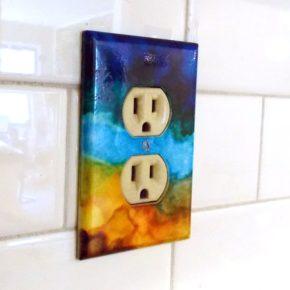 DIY Switch Plate Covers, FiberArtsy.com