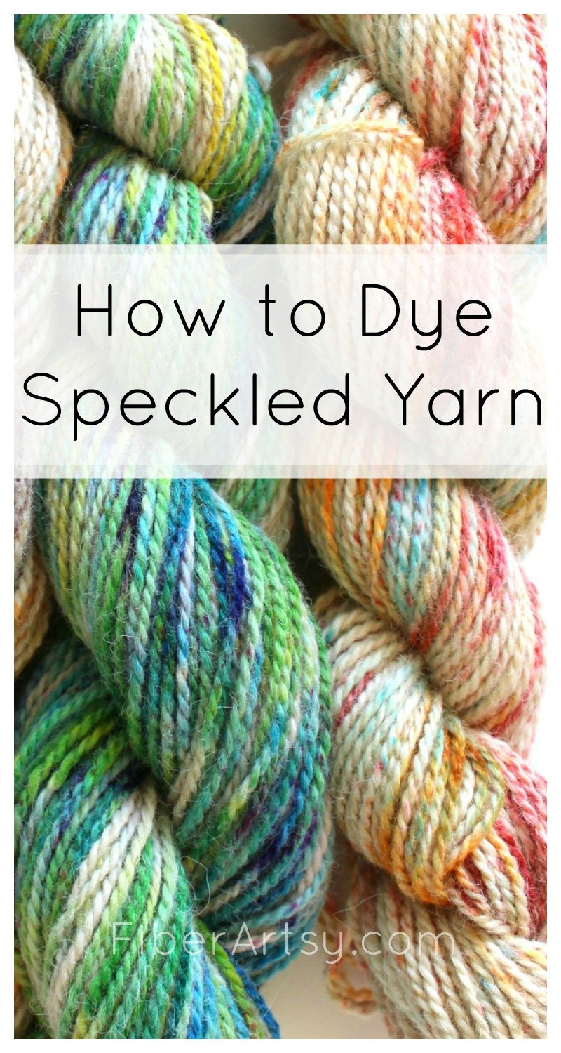 Sprinkle Dyeing Yarn