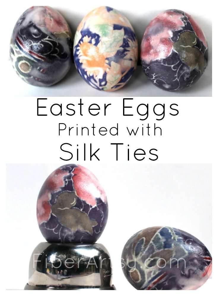 How to Dye Easter Eggs with Silk Ties