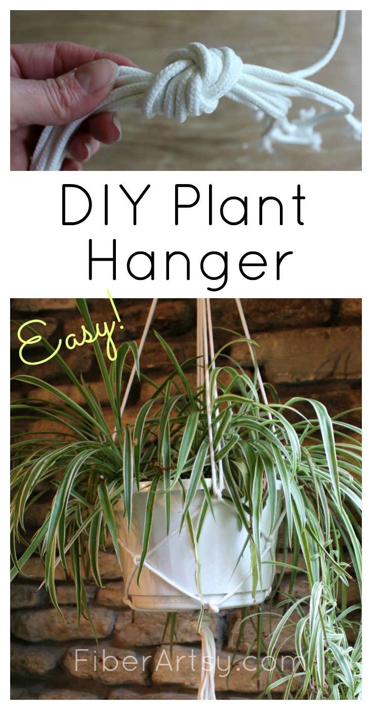 DIY Plant Hanger, step by step tutorial