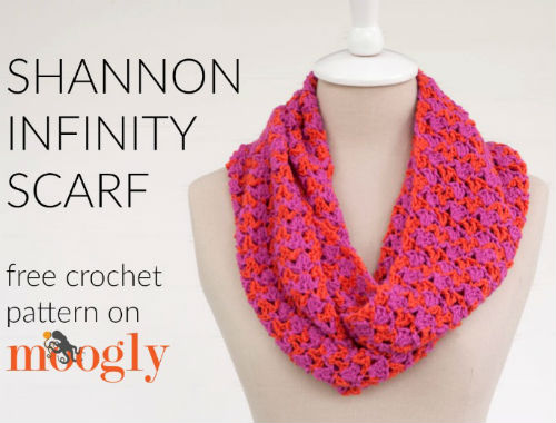 crochet pattern for infinity scarf