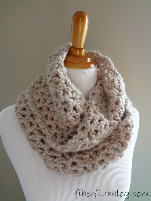 Infinity scarf pattern by FiberFlux