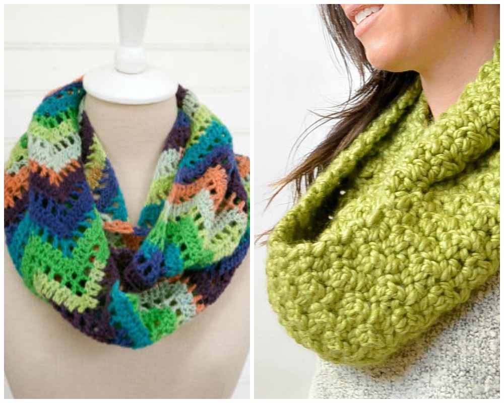 Free Crochet Patterns for Infinity Scarves