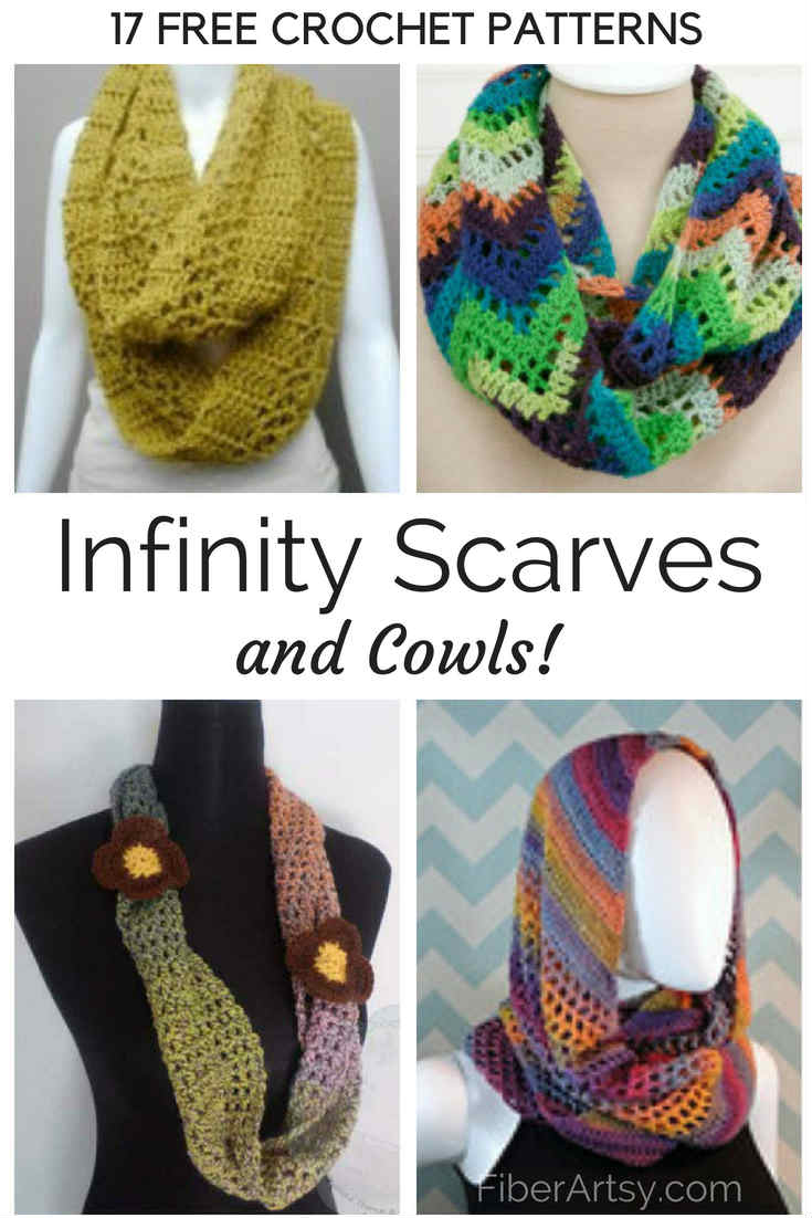 17 Free Crochet Infinity Scarf Patterns Fiberartsy Com 17 Free Crochet Infinity Scarf Patterns Fiberartsy Com