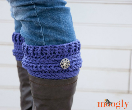 Free Boot Cuff Patterns for Crochet by FiberArtsy.com