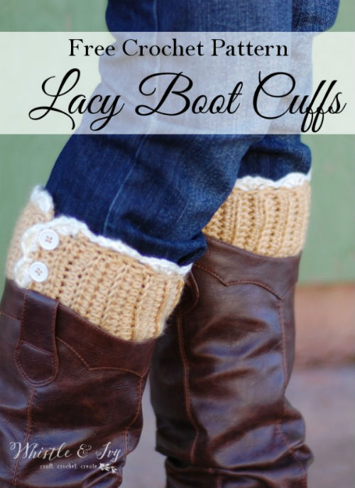 Free Boot Cuff Patterns for Crochet by FiberArtsy.com