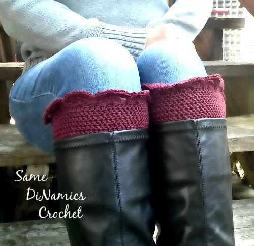 Free Boot Cuff Patterns for Crochet by FiberArtsy.com