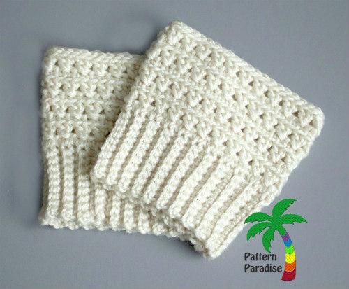 Free Boot Cuff Patterns for Crochet by FiberArtsy.com