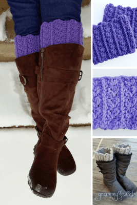 Free Boot Cuff Patterns for Crochet by FiberArtsy.com