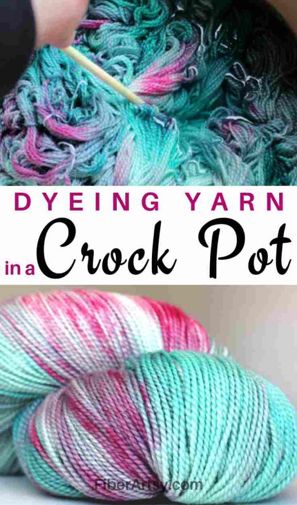 How to Dye Yarn with a Crock Pot or Slow Cooker