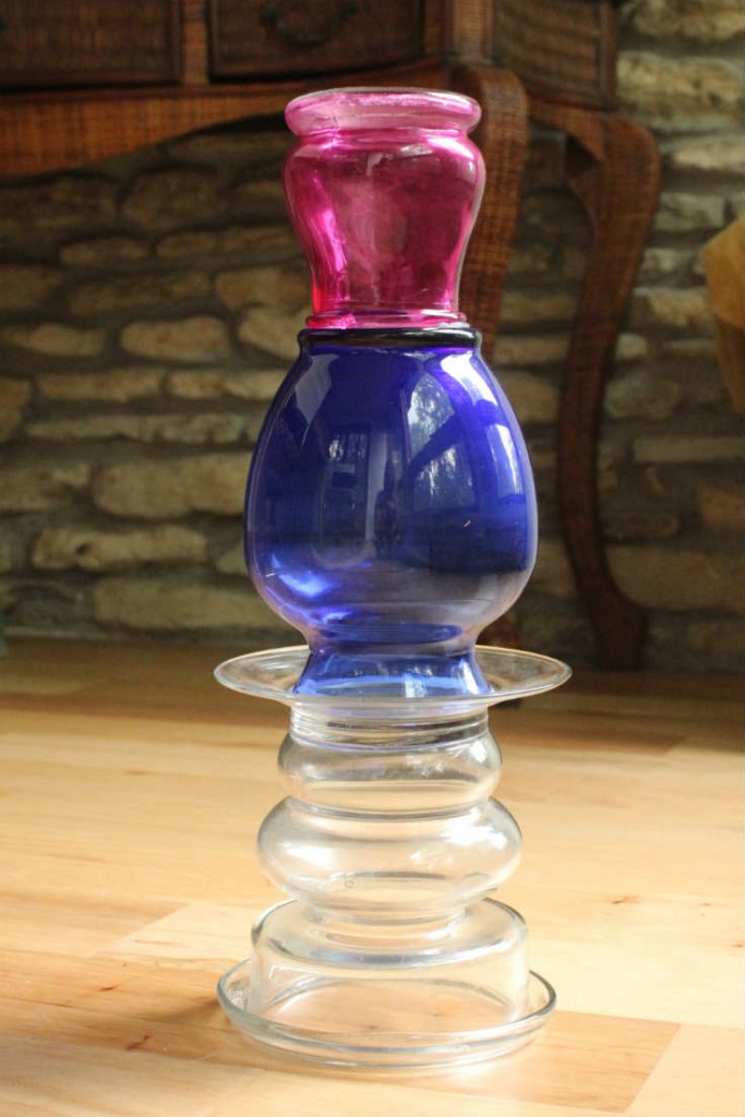 01 Vases glued together with Silicone