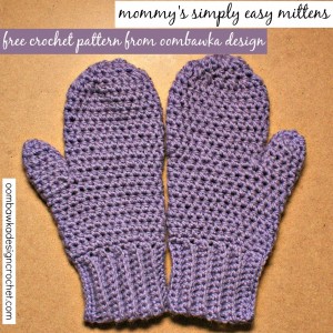 Simply Easy Crochet Mitten Pattern