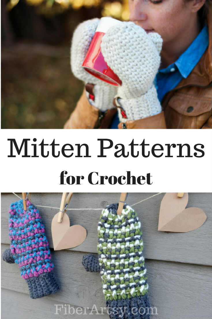 11 Free Crochet Patterns for Mittens
