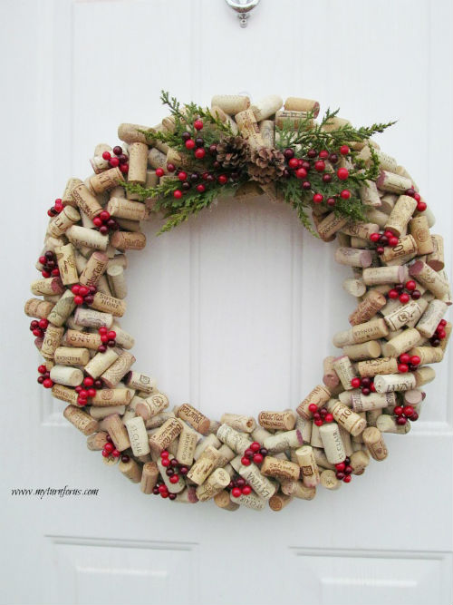 Wine Cork Wreath