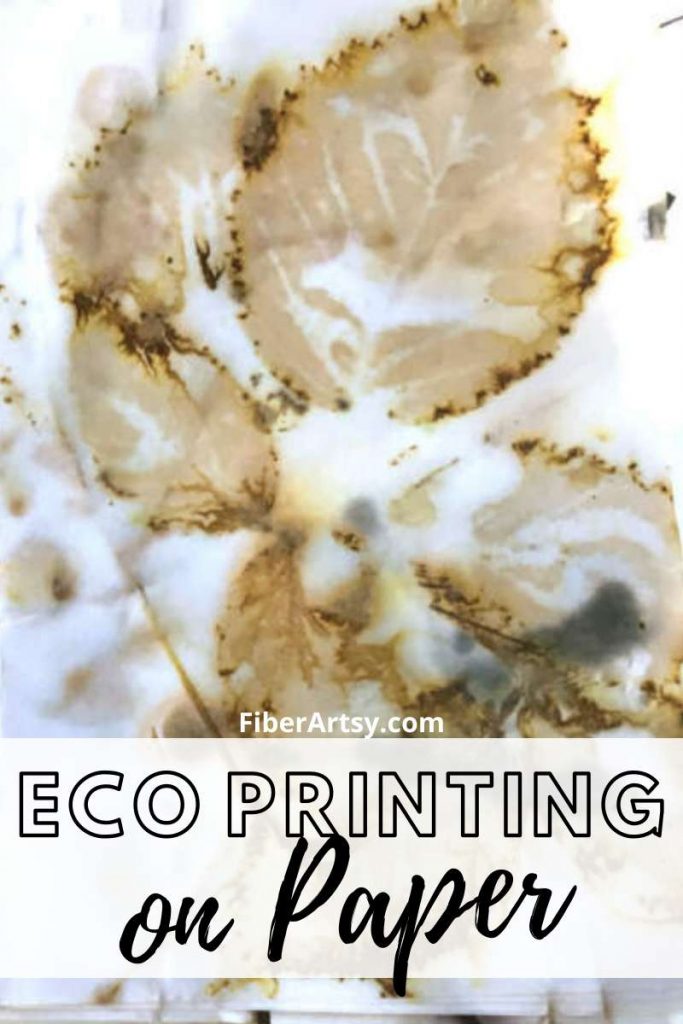 Eco Printing on Paper Tutorial