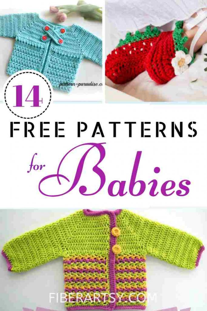 Free Patterns for Baby for Knitting and Crochet