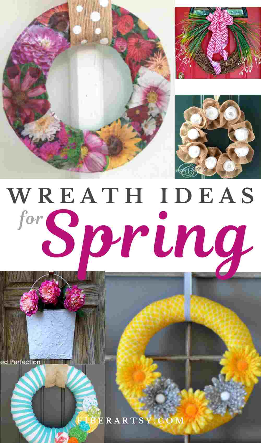 DIY Wreath ideas for Spring