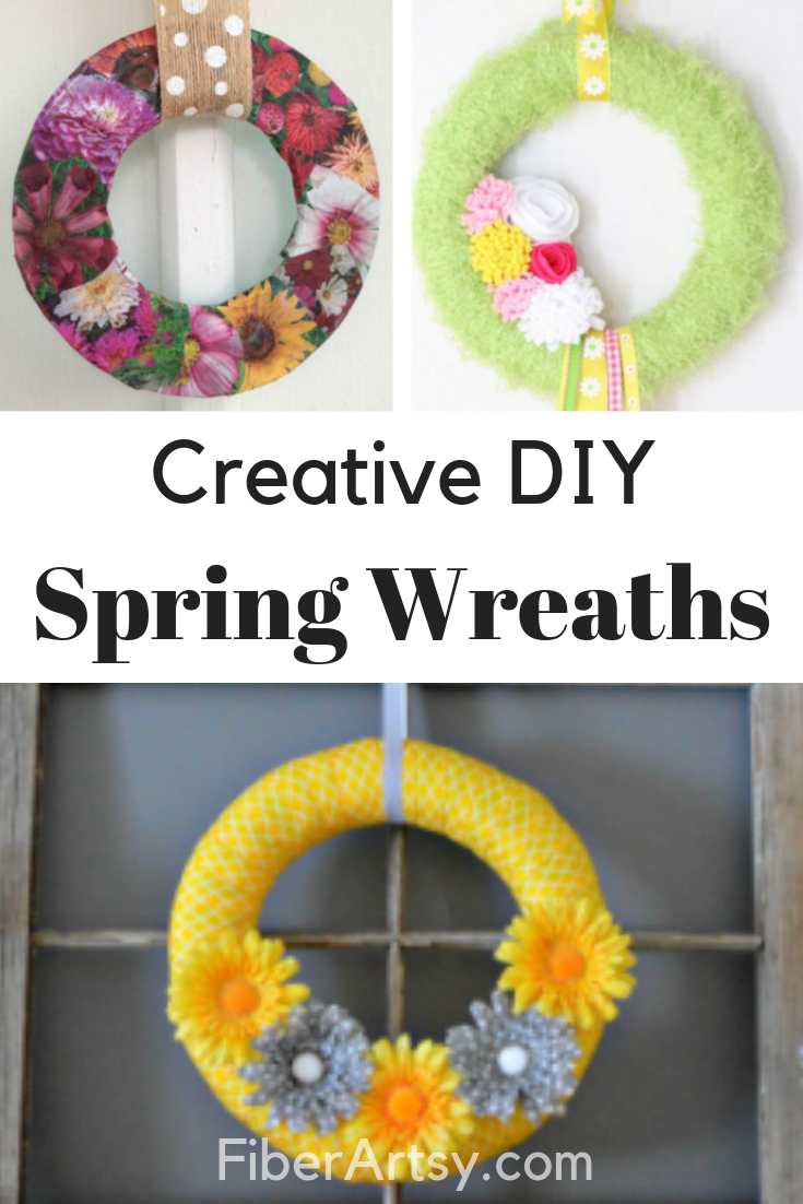Handmade and DIY Wreath Ideas for Spring or Easter