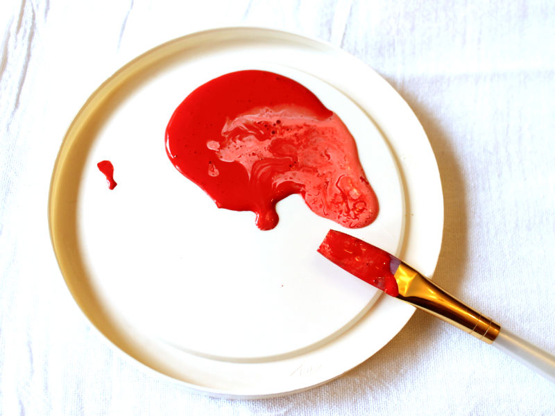 can you mix acrylic paint with leather paint